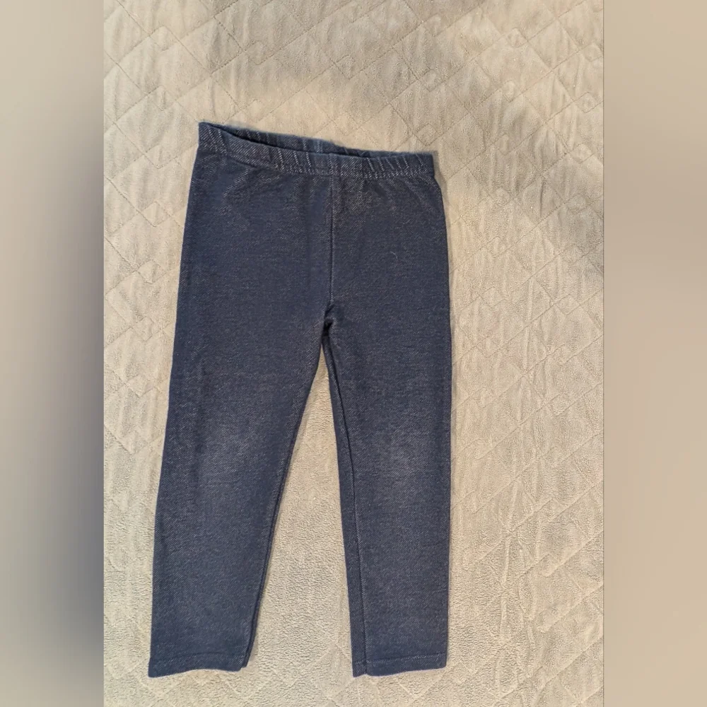 3T Floral Top and Navy Leggings Set